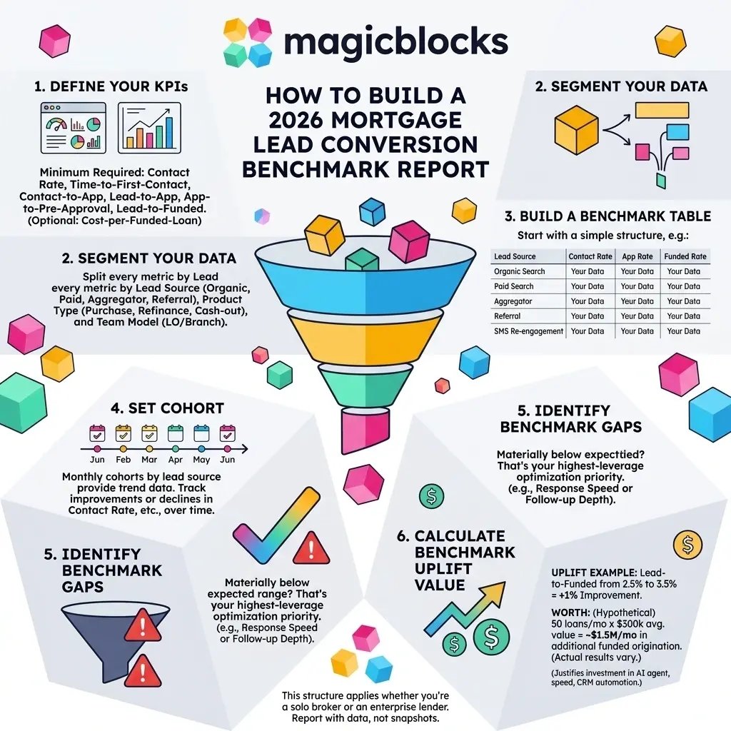 How to build a 2026 mortgage lead conversion benchmark