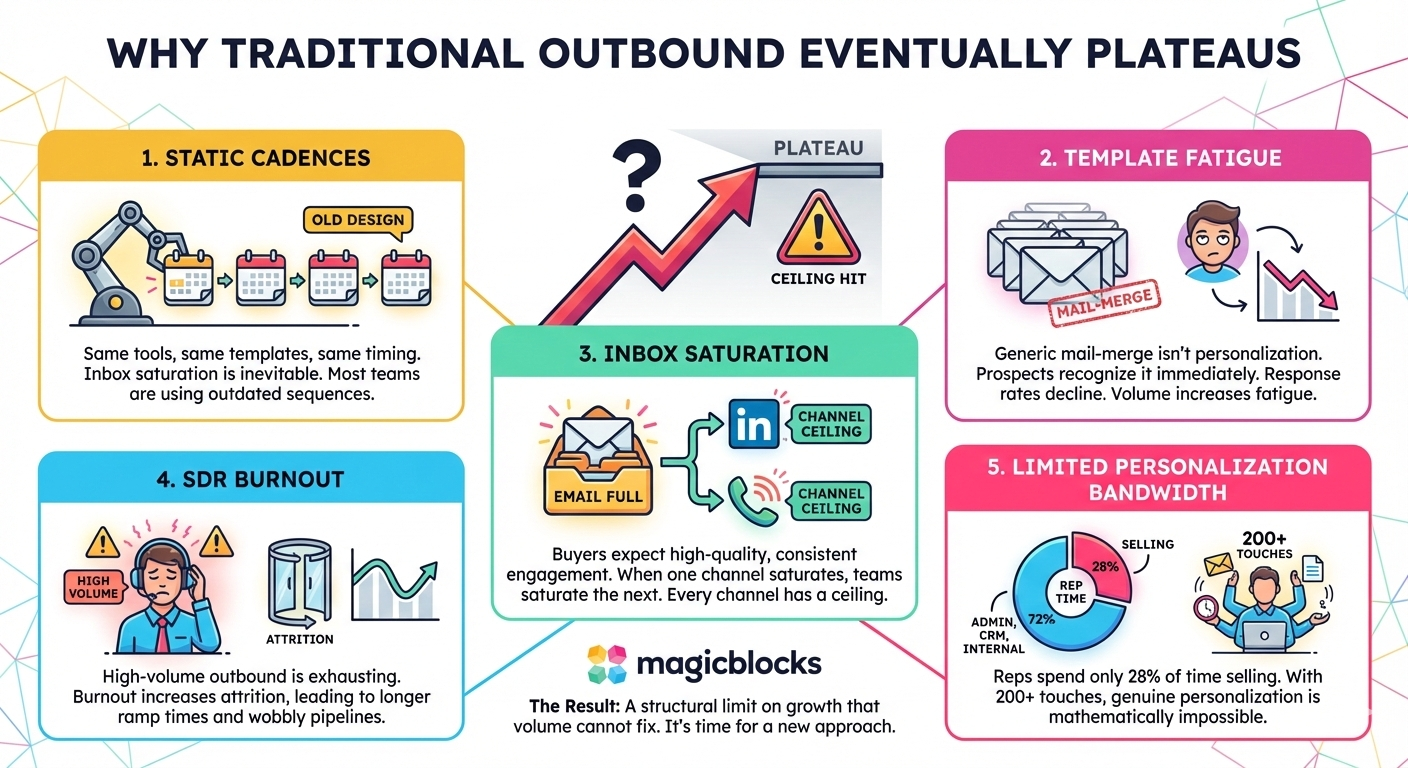Why Traditional Outbond Eventually Plateau