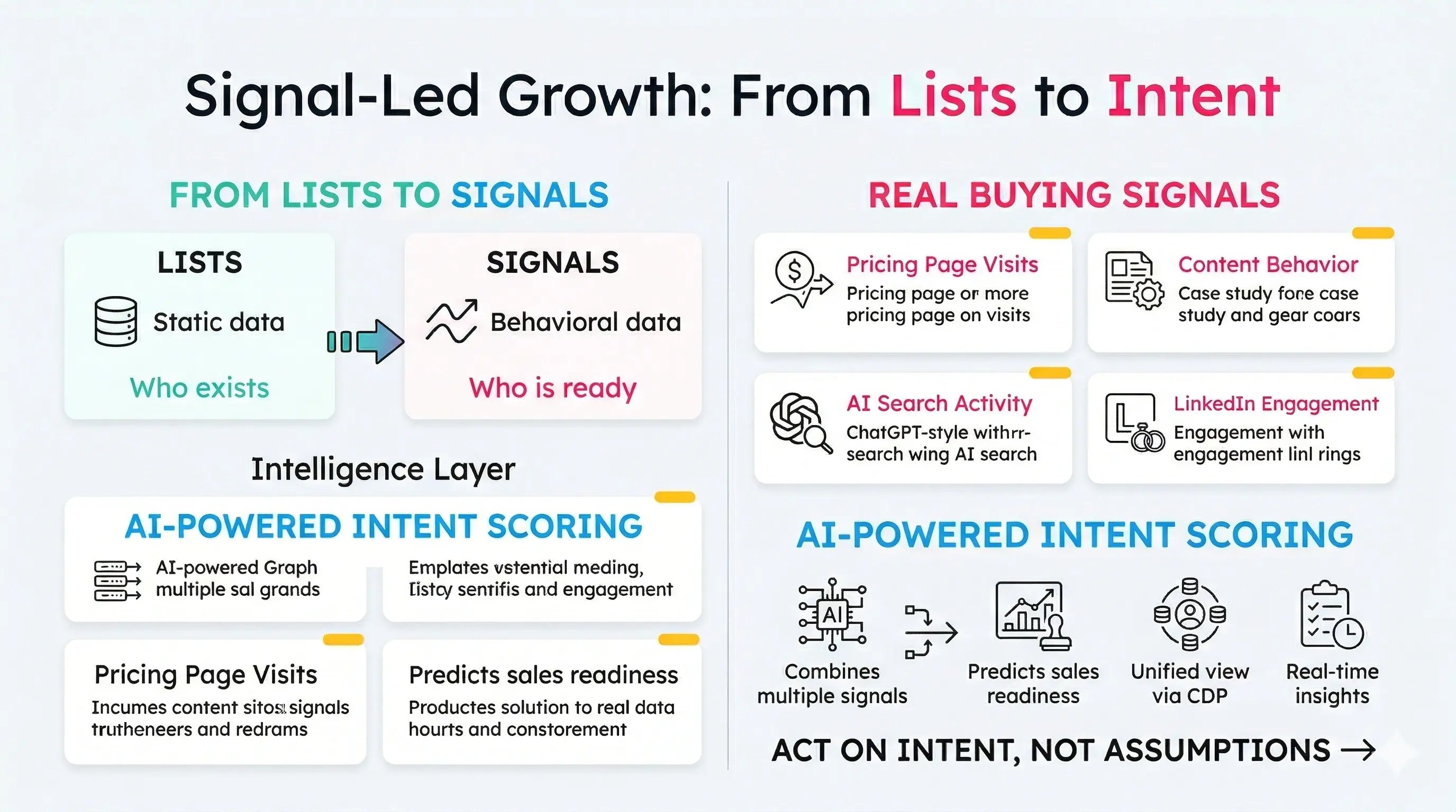 How signal-led growth replaces lead lists with real-time buying intent data for better conversions